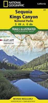 Sequoia Kings Canyon National Park Map Topo Trails Illustrated