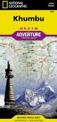 Khumbu Adventure Topo Map National Geographic Waterproof