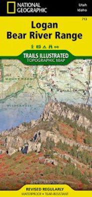 Logan Bear River Range Topo Waterproof National Geographic Hiking Map Trails Illustrated