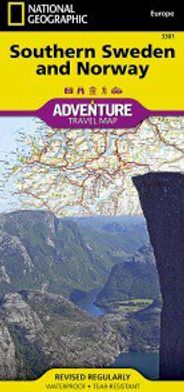 Southern Sweden Norway Topo Map Waterproof National Geographic Trails Illustrated