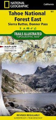 Tahoe Nf Sierra Buttes Donner Pass Topo Waterproof National Geographic Hiking Map Trails Illustrated