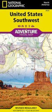 Southwest Adventure Topo Map National Geographic