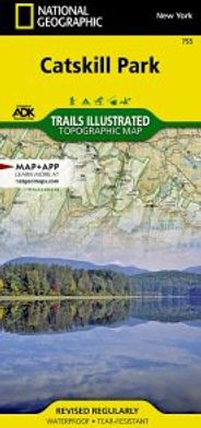 Catskill Park Map Topo Waterproof National Geographic Hiking Map Trails Illustrated