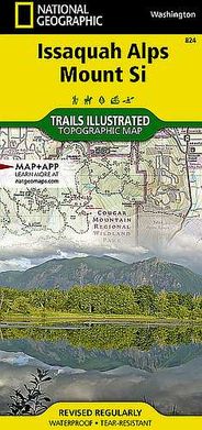 Issaquah Alps & Mt Si National Geographic Trails Illustrated Hiking Map - Cover