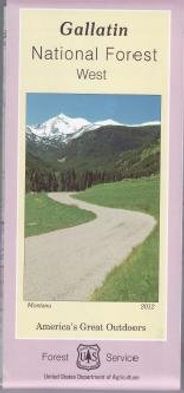 Gallatin West National Forest Map Topo