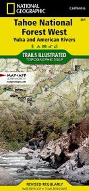Tahoe Nf Yuba American Rivers Topo Waterproof National Geographic Hiking Map Trails Illustrated