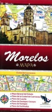 Morelos Mexico State Travel Road Folded Map