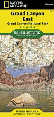 Grand Canyon East Topo Map Folded Waterproof Trails Illustrated 