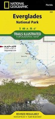 Everglades National Park Topo Map Trails Illustrated Folded Fl