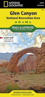 Glen Canyon Rec Area Capitol Reef Topo Map Trails Illustrated