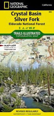 Crystal Basin Silver Fork Topo Waterproof National Geographic Hiking Map Trails Illustrated