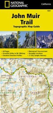 John Muir Trail Booklet National Geographic Trails Illustrated