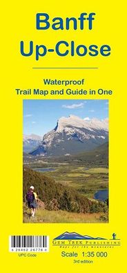 Banff Upclose Topographic Recreational Map GemTrek