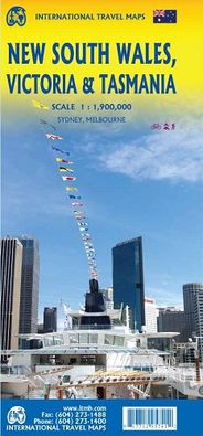 New South Wales & Victoria Travel Map l ITM
