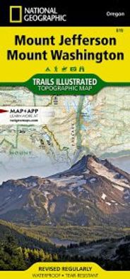 Mt Jefferson Mt Washington Map National Geographic Topo Trails Illustrated Hiking