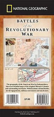 Revolutionary War Battlefields Folded Map