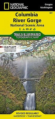 Columbia River Gorge National Geographic Topo Trails Illustrated Hiking Map - Cover