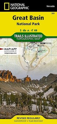 Great Basin Trails Illustrated Hiking Waterproof Topo Maps