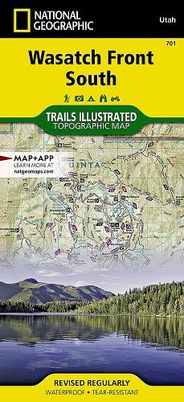 Wasatch South Trails Illustrated Hiking Waterproof Topo Maps