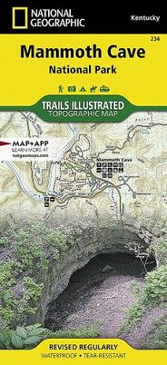 Mammoth Cave Trails Illustrated Hiking Waterproof Topo Maps