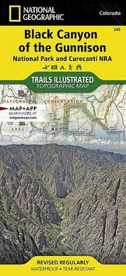 Black Canyon of the Gunnison Map - CO