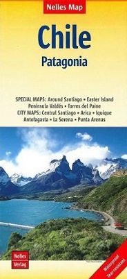Chile Patagonia Travel Road Map Nelles