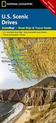 U.S. Scenic Drives Road Map by National Geographic