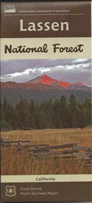 Lassen California Folded National Forest Service Topographic Map