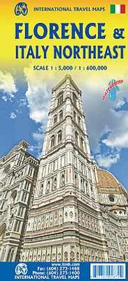 Florence NE Italy Travel Map ITMB