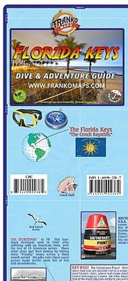 Florida Keys Dive and Guide Map by Franko