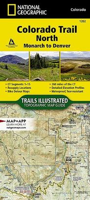 Colorado Northern Trail 1202 Trails Illustrated Hiking Waterproof Topo Maps