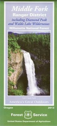 Middle Fork Ranger District Willamette NF Map