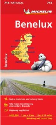 Benelux Map 714 Michelin
