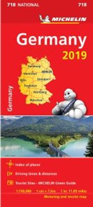 Germany Travel Map 718 Michelin