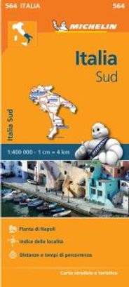 Italy South Travel Map 564 Michelin