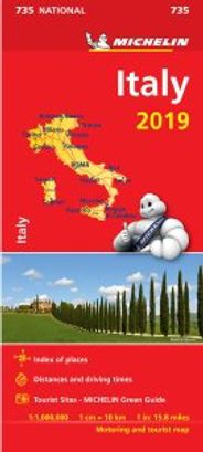 Italy Travel Map 735 Michelin