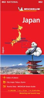 Japan Travel Map 802 Michelin
