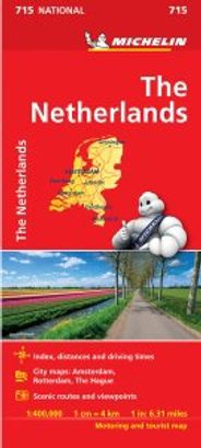 Netherlands Travel Map 715 by Michelin