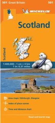 Scotland Travel Map 501 by Michelin