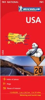 U.S. Road Map 761 folded by Michelin