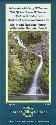 Salmon Huckleberry Wilderness National Forest Map Topo