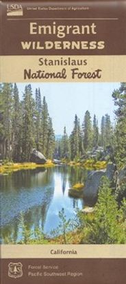 Emigrant Wilderness National Forest Service Map