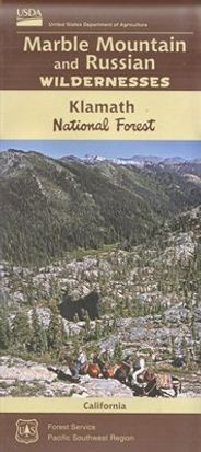 Marble Mountain Wilderness National Forest Service Topo Map Russian