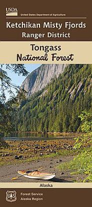Ketchikan Misty Fjords National Forest Wilderness Map 