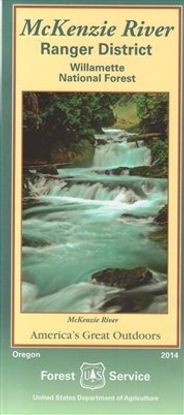 McKenzie River Ranger District National Forest Service Map
