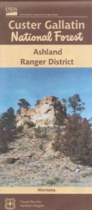 Custer National Forest Ashland Ranger District Map