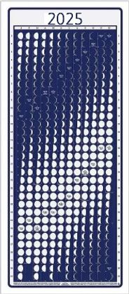 Moon Phase Calendar Magnet - 2025