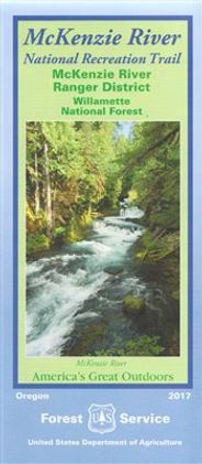 McKenzie River Trail National Forest Service Map Topographic