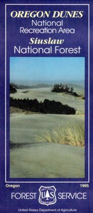Oregon Dunes National Forest Service Map Topographic