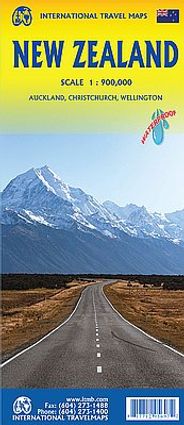 New Zealand Travel Map by ITM - Cover